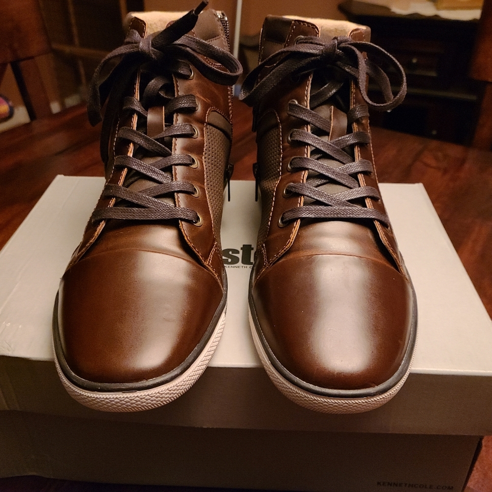 Kenneth Cole Reaction Center High-top Mens Sneakers 👟